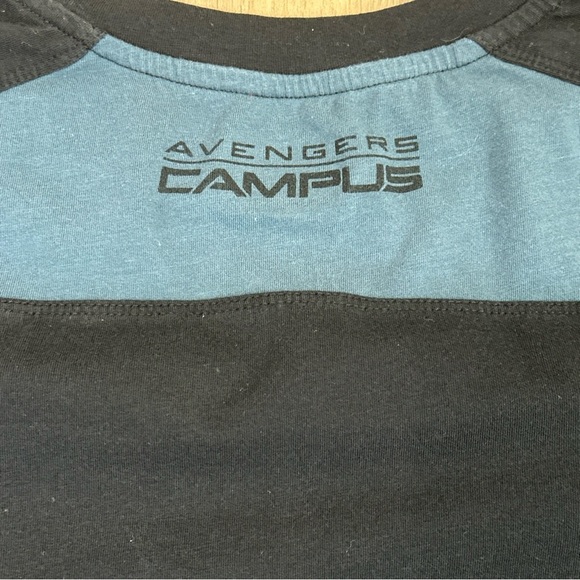 Disney Parks DCA Avengers Campus T-shirt Women’s T-shirt Size XL Grey Black - Picture 6 of 8